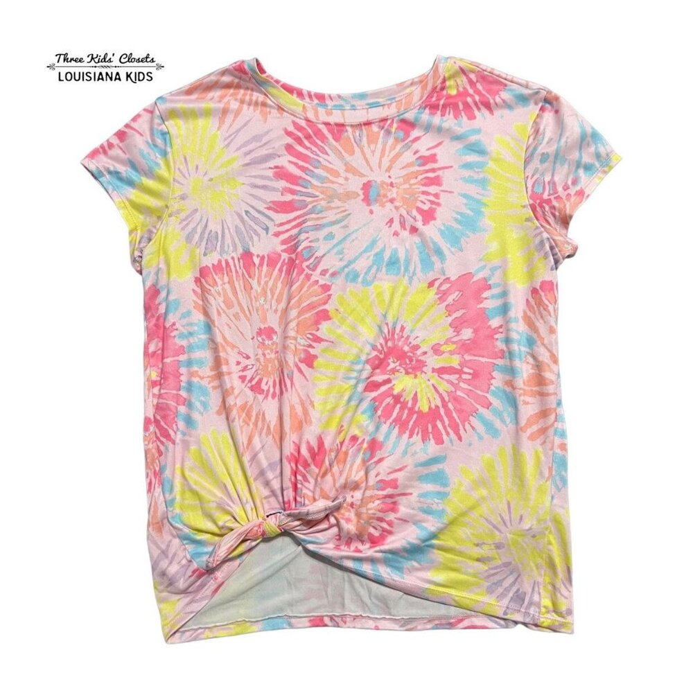 32 Degrees L (14/16) Colorful Tie Dye Athletic Top